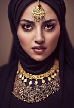 Arabic Beauty van Peter Nackaerts