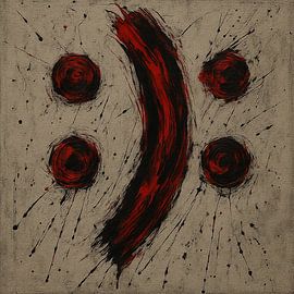 Zwei Geschichten in Blutrot & Anthrazit von BS