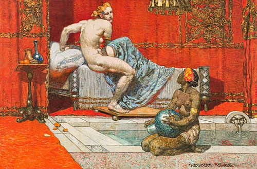 Alexander Rothaug, Badende vrouwen, CA 1912