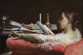 Federico Faruffini~The Reader (Clara)