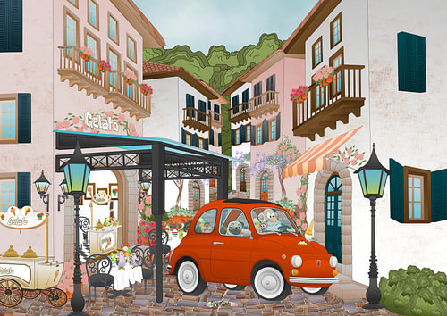 Gerrie&Gum en Italie
