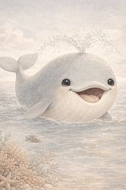 Lachende Wal – Skandinavische Ruhe von Studio Mini Kids