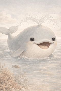 Lachende Wal – Skandinavische Ruhe von Studio Mini Kids