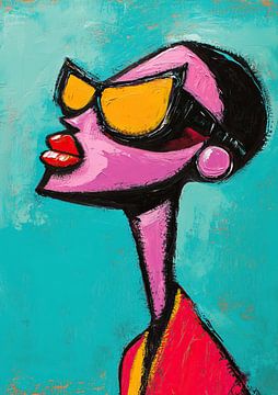 Vrouw | Chic Retro Vibe van De Mooiste Kunst