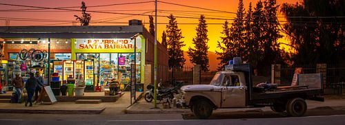 Straatbeeld Villa Union Argentinië.