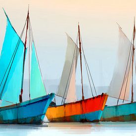 Segelboote im Hafen von Preet Lambon
