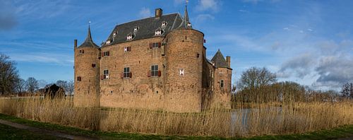 Le château d'Ammersoyen dans la province de Bommelerwaard, en Gueldre.