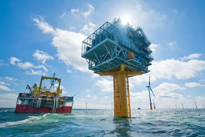 Offshore high voltage station by Menno Mulder