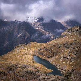 Der Caraussans-See in den französischen Pyrenäen von PhotoCluster