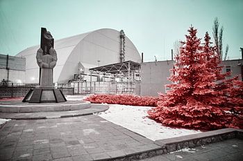 Réacteur n° 4 Tchernobyl infrarouge