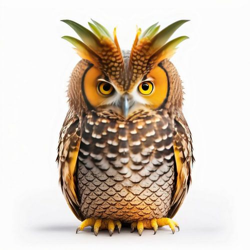 Pineapple Owl by Felix Brönnimann