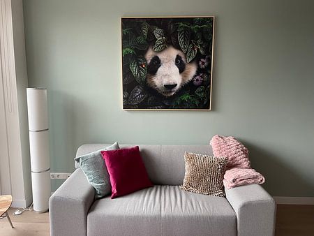 Ein neugieriger Pandabär