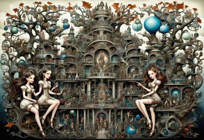 Puppenhaus 1 von Rein Bijlsma Art