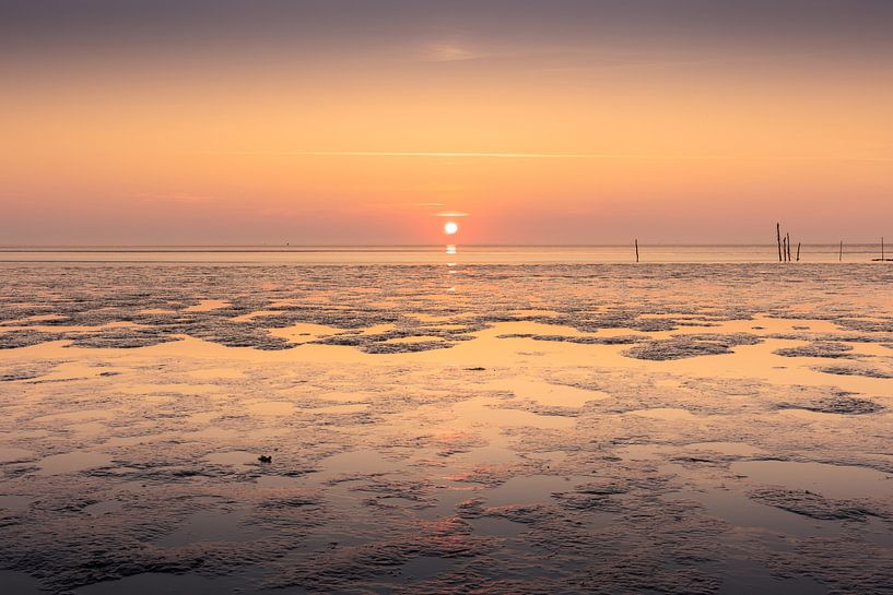 Rast auf dem Watt bei Ebbe - Wattenmeer von KB Design & Photography (Karen Brouwer)