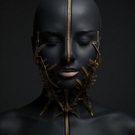 femme, beauté, bizarre, fétichisme sexuel, érotisme, bdsm, bouche (homme), mode, sadomasochisme sur Art Bizarre