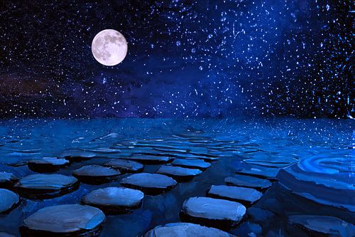 kunstmatige intelligentie : blauwe stenen naar de maan