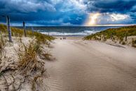 La transition plage pendant un jour de tempête en Avril par Alex Hiemstra Aperçu