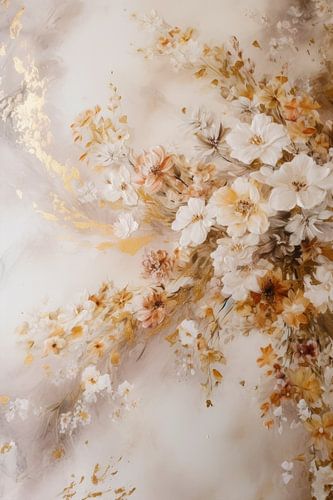 Bloemen Rococo Schilderij