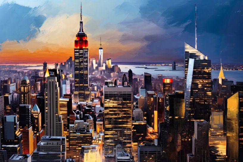 Manhattan de nuit par ARTemberaubend