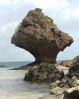 Rock shaped by the sea - Okinawa