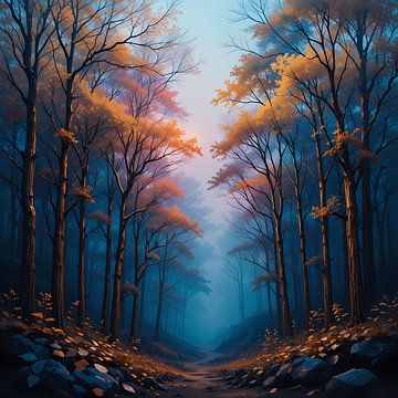 Betoverend herfstpad van Artistic