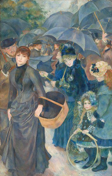 De paraplu's, Pierre-Auguste Renoir van All the Masters