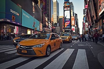 Times Square, New York - Yellow Cab