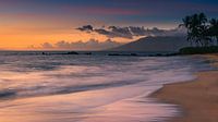 Coucher de soleil sur la plage de Polaralena, Maui, Hawaii par Henk Meijer Photography Aperçu