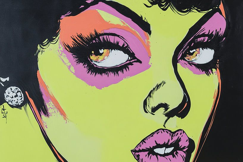 Women's portrait | Vivid Stare by Wonderful Art