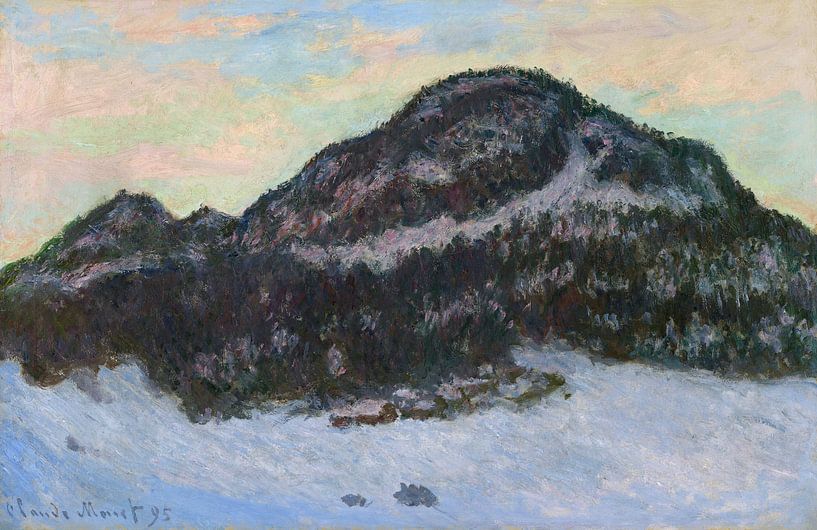 Claude Monet,Mount Kolsaas by finemasterpiece