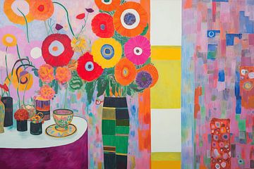 Super colourful and playful still life by Studio Allee