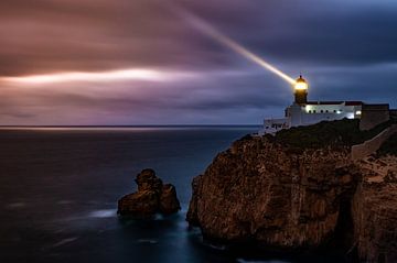 Lighthouse in the Algarve by Dennis Eckert