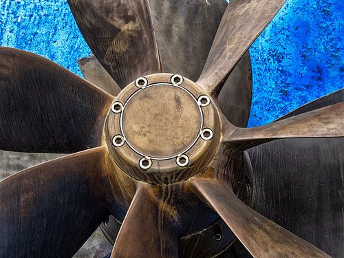 Hélice de navire sur Luc V. de Zeeuw