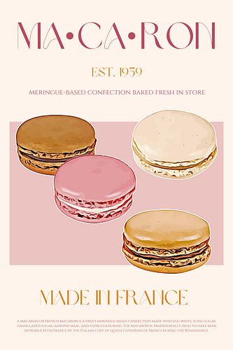 Délices aux macarons français