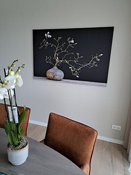 Klantfoto: Stilleven magnolia van Klaartje Majoor