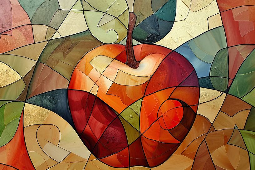 Geometric Harvest by Eye catching paintings