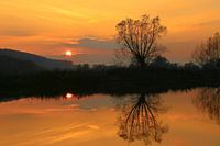 Sonnenuntergang an der Ruhr