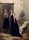 Gustave Léonard De Jonghe, Vor dem Spiegel von Atelier Liesjes Miniaturansicht
