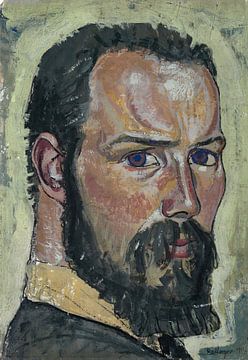 August Babberger - Zelfportret (1911) van Peter Balan