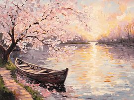 Bateau au bord de la rivière