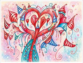 Tree of Many Hearts by Renate Sell