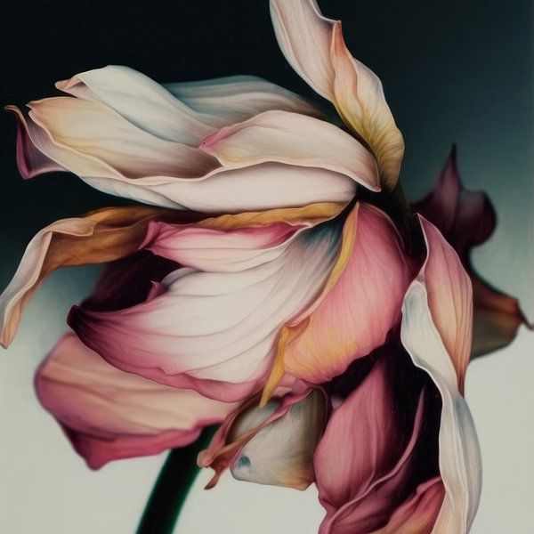 Fleurs composées en pastel par Carla Van Iersel