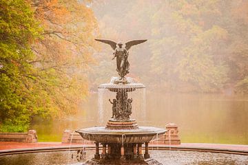 Bethesda Fountain Angel of the Waters New York van Bianca  Hinnen