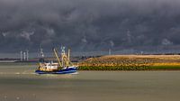 Onder een dreigende lucht op weg naar de haven van Bram van Broekhoven thumbnail