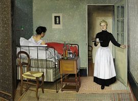 Das kranke Mädchen, Félix Vallotton