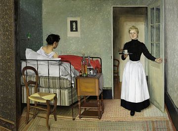 The Sick Girl, Félix Vallotton