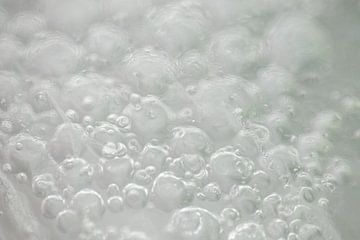 Frozen bubbles, white and soft grey