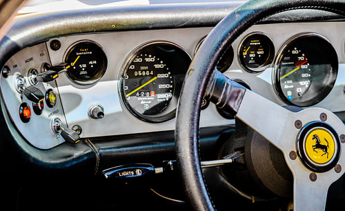 Ferrari 308 GT4 Dino dashboard