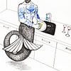 Mr Aquarius doet de Afwas van Karolina Grenczyk