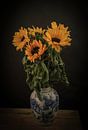 Stillleben Die Sonnenblumen von Marjolein van Middelkoop Miniaturansicht